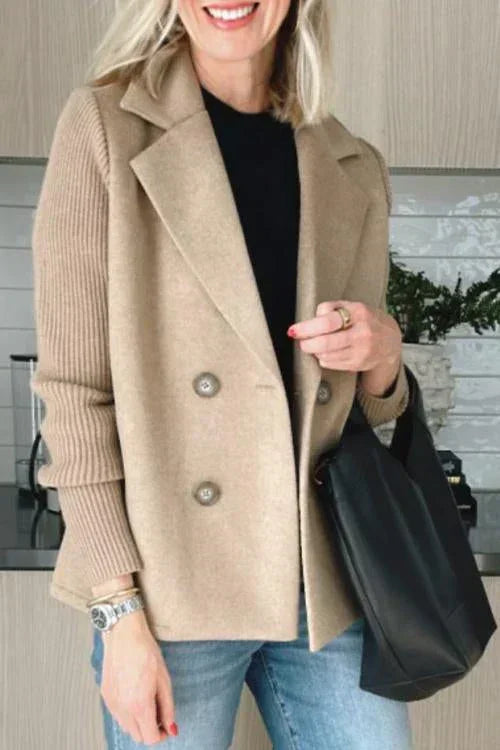 Giulia | Abrigo Patchwork Elegante
