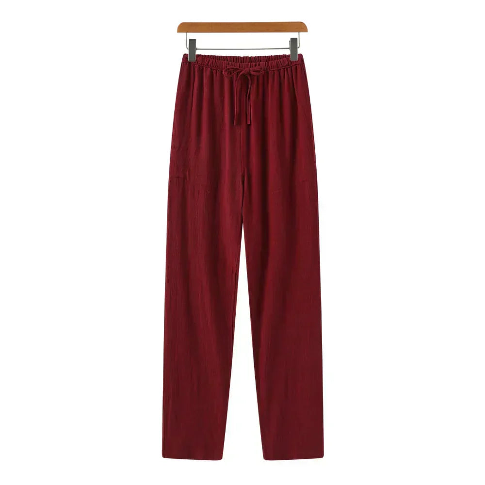 Vincenzo | Pantalón Slim de Lino