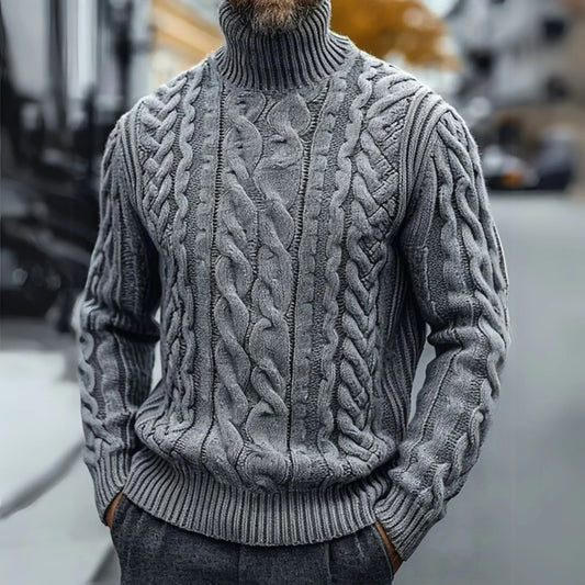 Harald | Sueter Vintage de Punto Trenzado