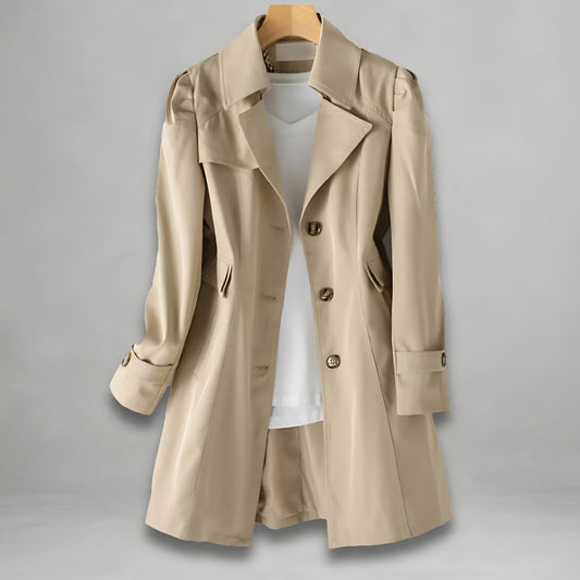 Ariana | Trench de Satén Chic
