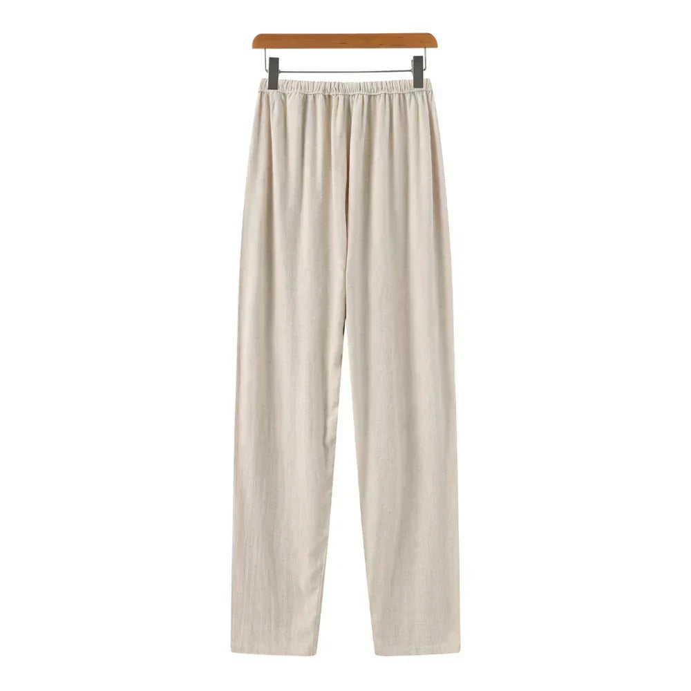 Vincenzo | Pantalón Slim de Lino