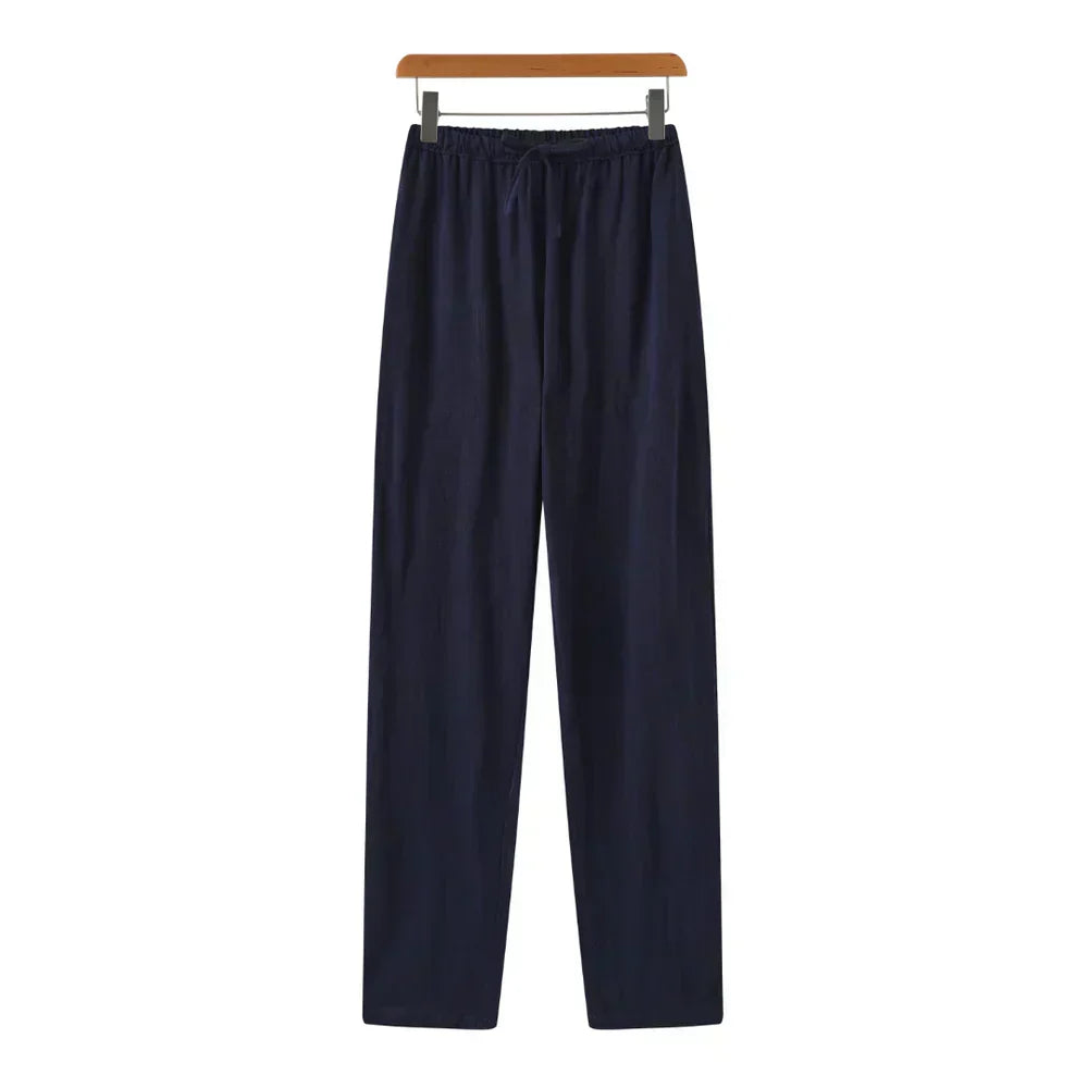 Vincenzo | Pantalón Slim de Lino