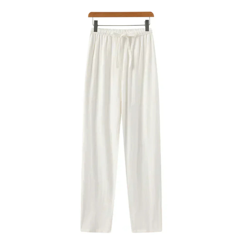 Vincenzo | Pantalón Slim de Lino