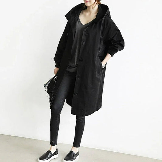 Elena | Trench con Capucha