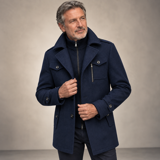 Emanuel | Chaqueta Bicapa con Capucha