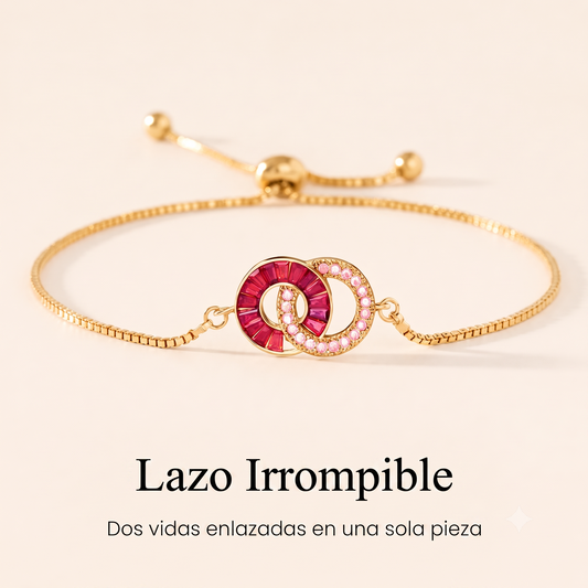 Pulsera de Piedras de Nacimiento Enlazadas Mamá e Hija