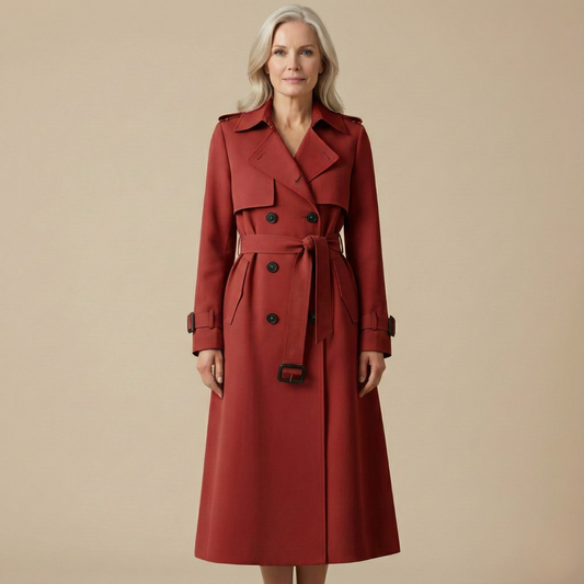 Belladonna | Trench de Algodón Satinado