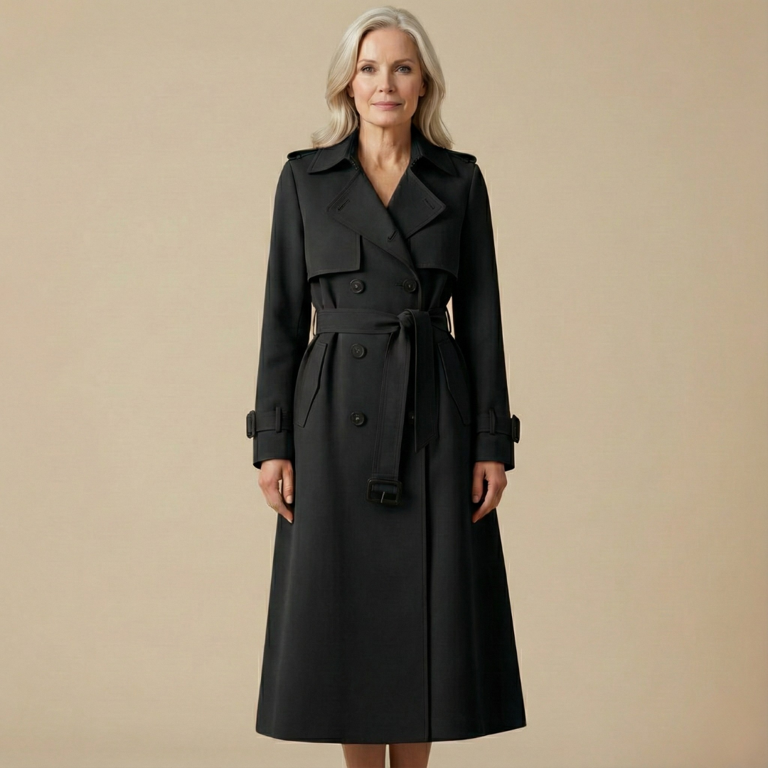 Belladonna | Trench de Algodón Satinado