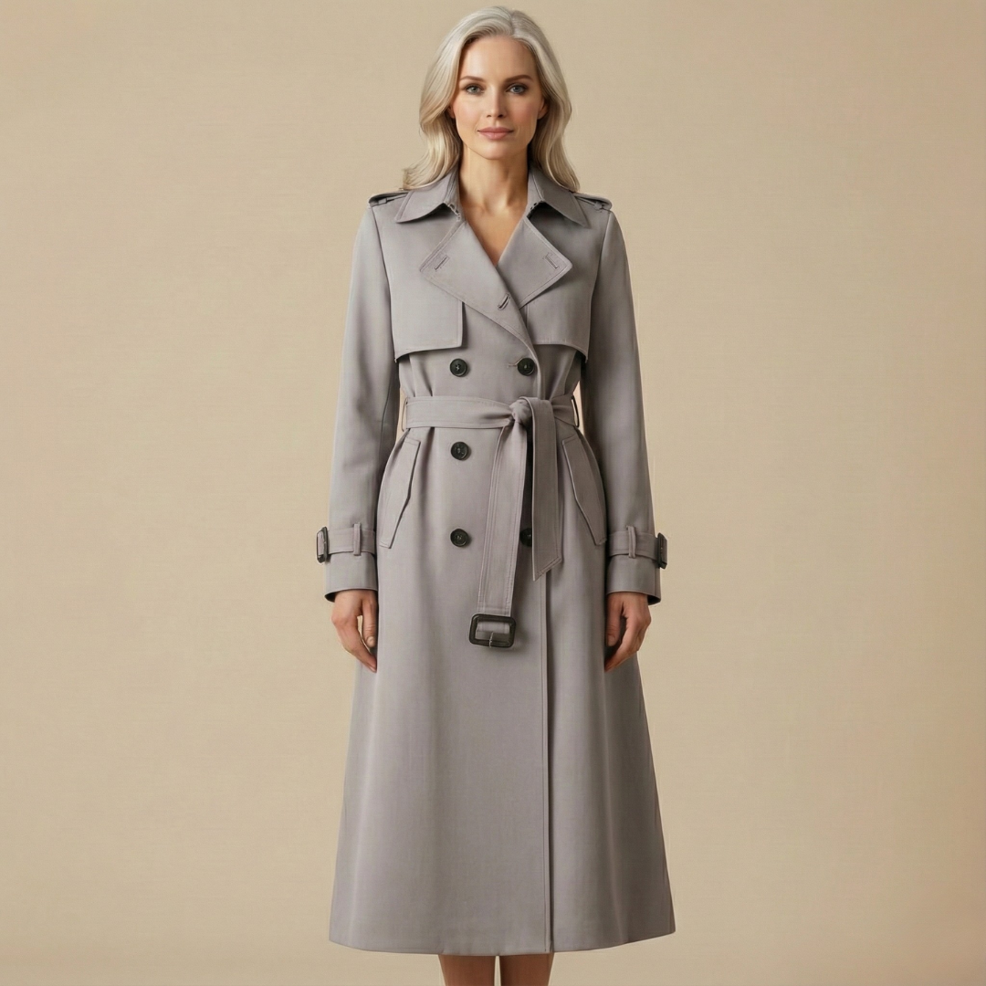 Belladonna | Trench de Algodón Satinado