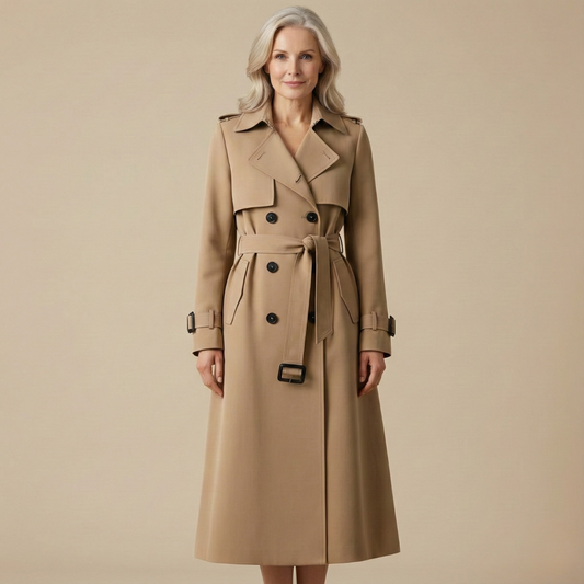 Belladonna | Trench de Algodón Satinado