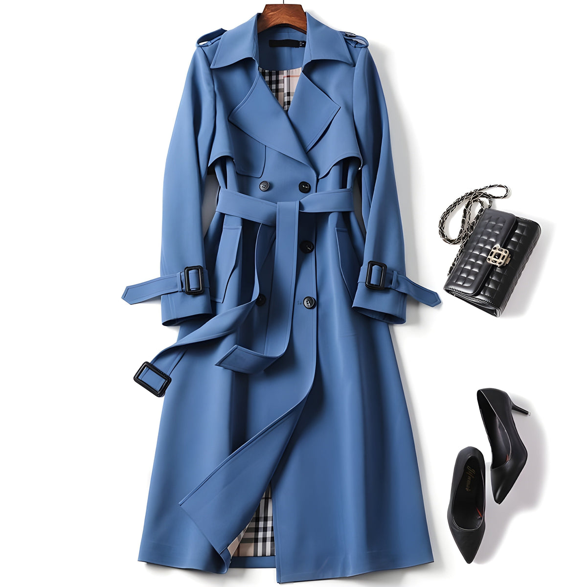 Isolina | Trench Elegante y Suave