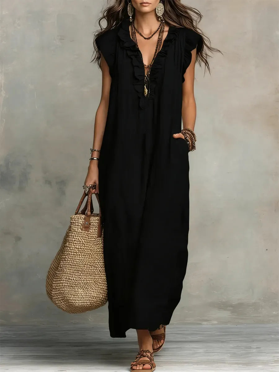 Vestido Positano Negro
