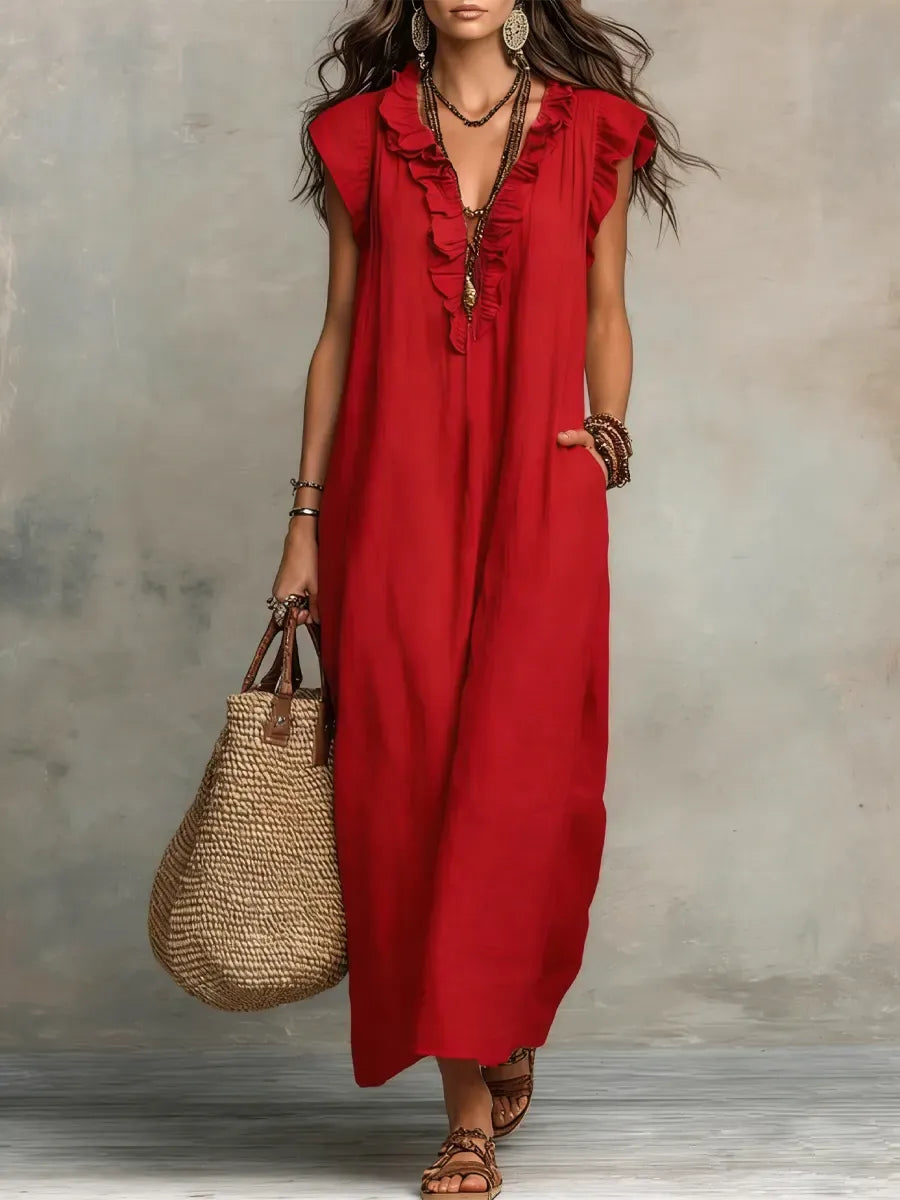 Vestido Positano Rojo